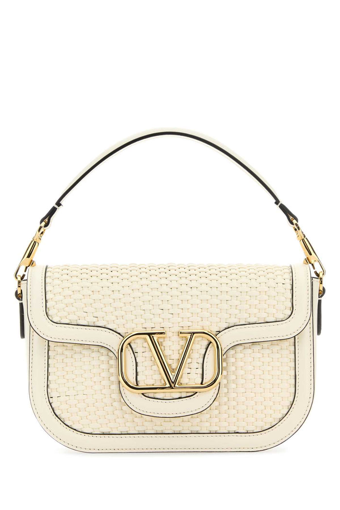 Ivory Leather Alltime Shoulder Bag Borse A Mano