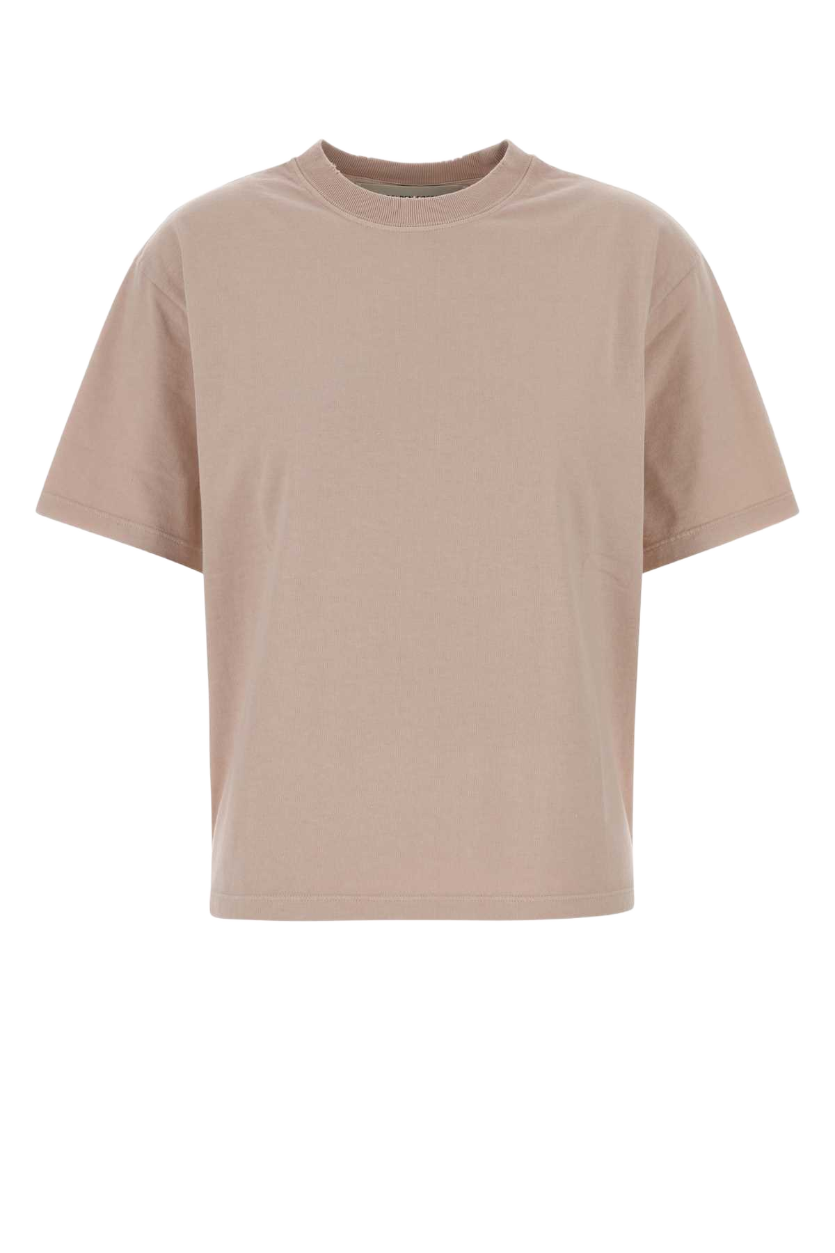 Pink Cotton T-Shirt Shadowgray Exterior