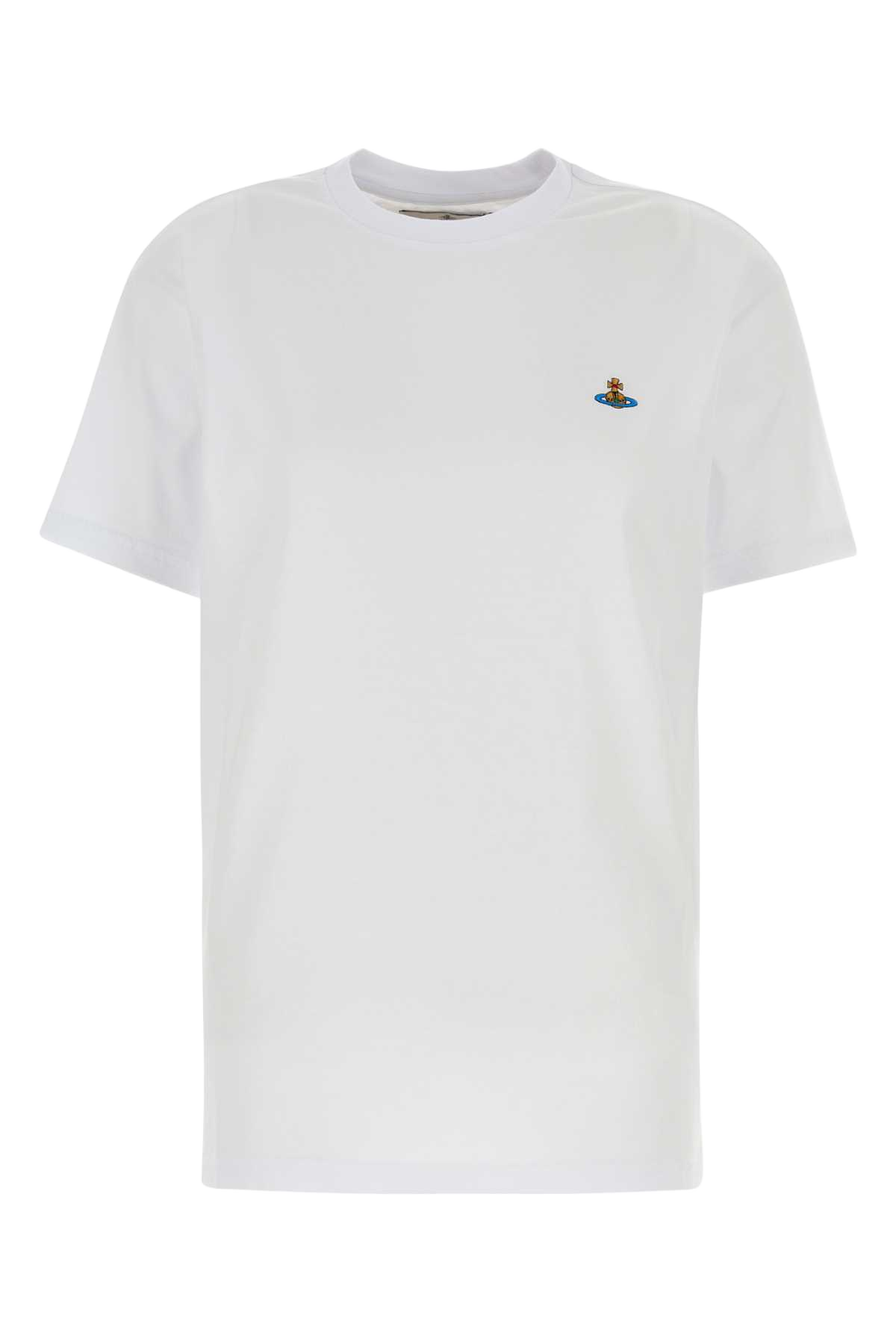 White Cotton T-Shirt A401 Exterior