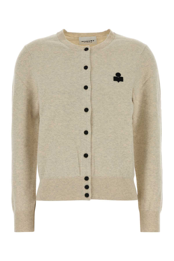 Isabel Marant Etoile 45% Cotton 26% Viscose 19% Wool 10% Polyester cardigan in beige
