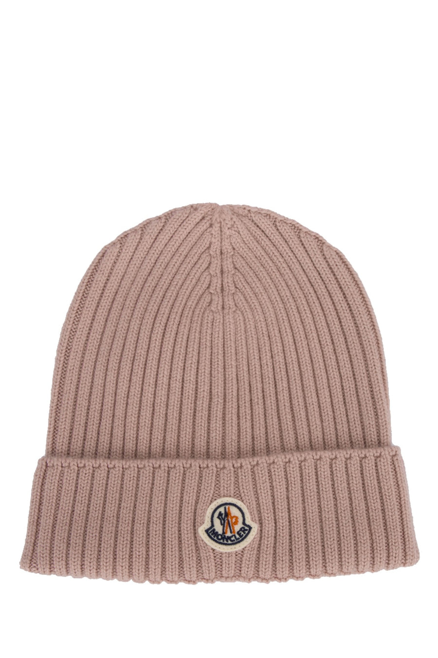 Moncler Jr Kids Wool winter hat in beige