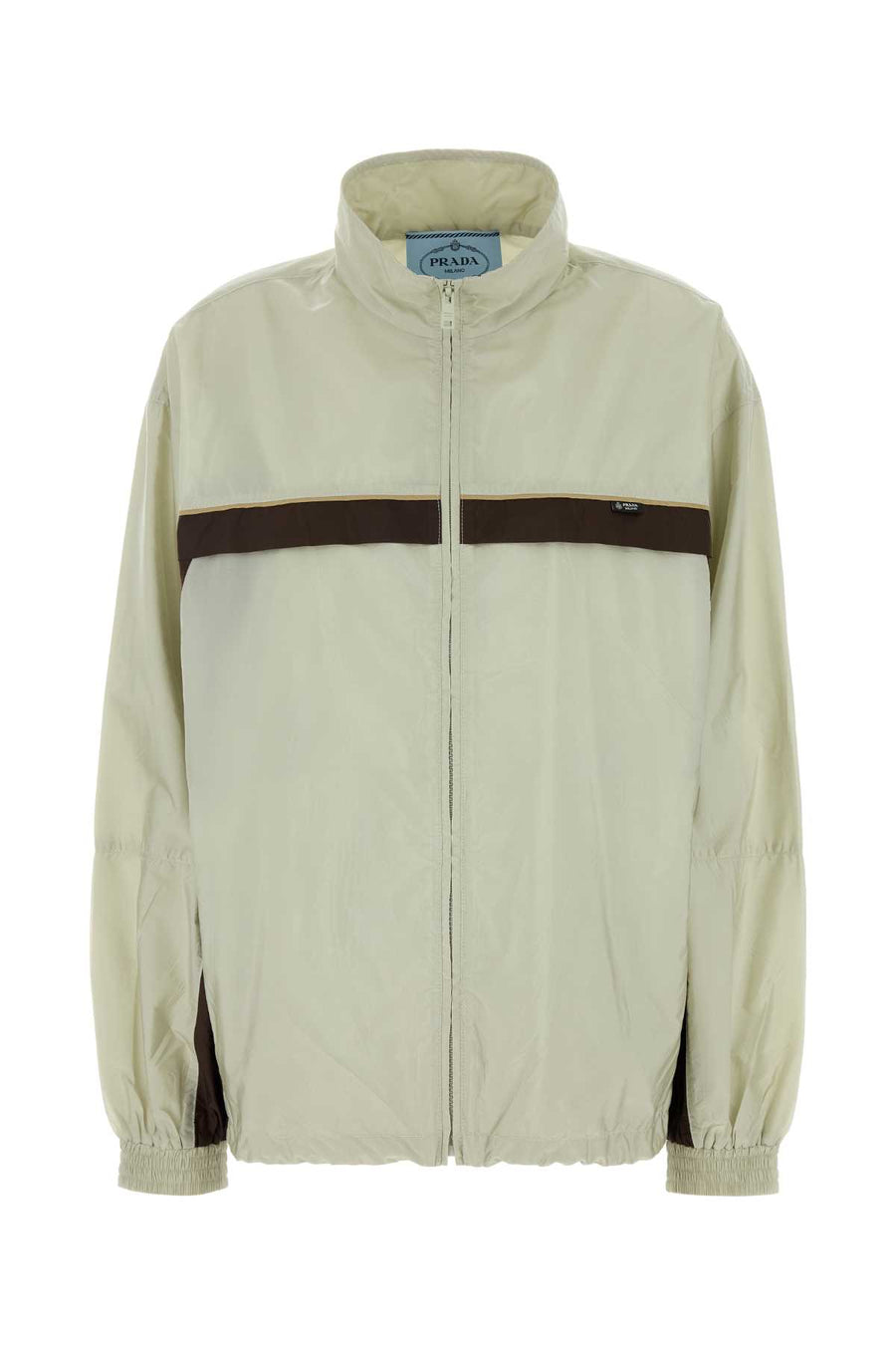 Prada 100% Re-nylon windbreaker in beige