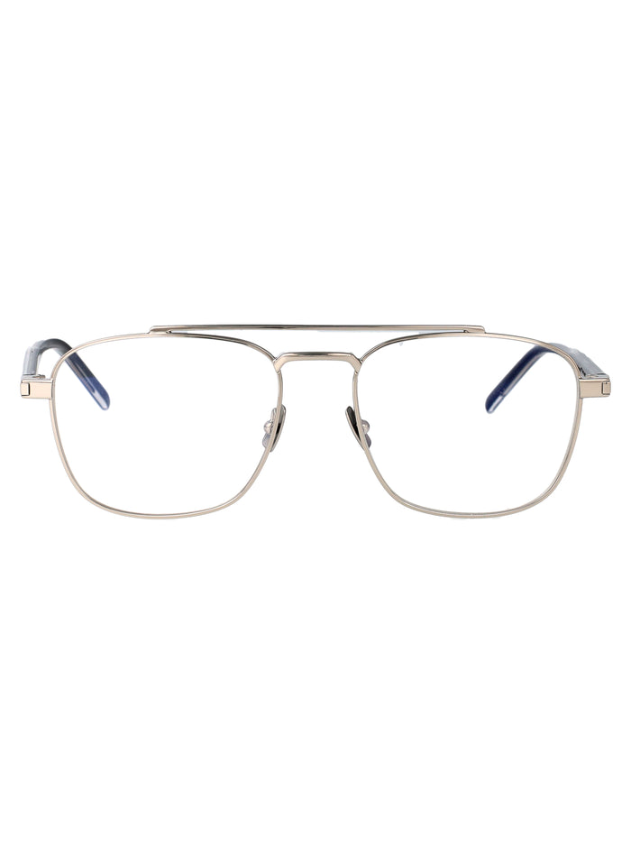 Sl 665 Opt 002 Silver-crystal-transparent Metal Optical