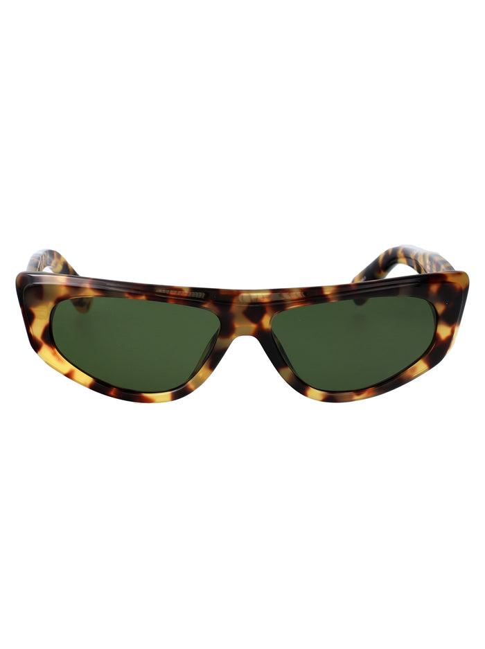 Casco T-shell/ Gold/ Green Acetate Sunglasses