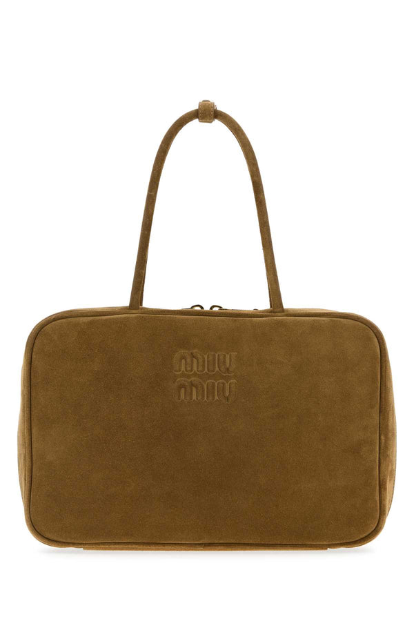 Miu Miu 100% Calfleather shoulder bag in brown