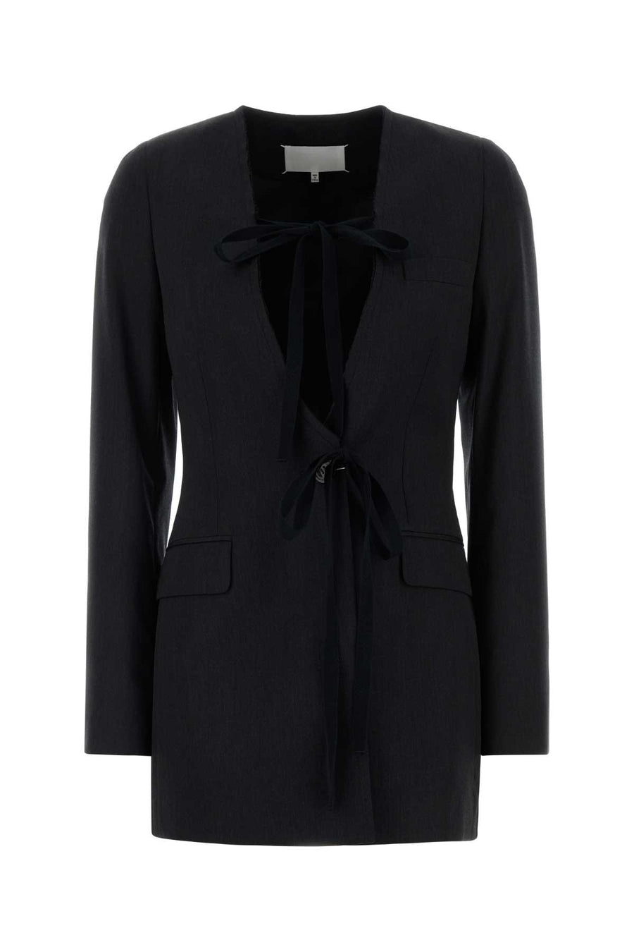 Maison Margiela Exterior: 100% Virgin wool blazer in gray