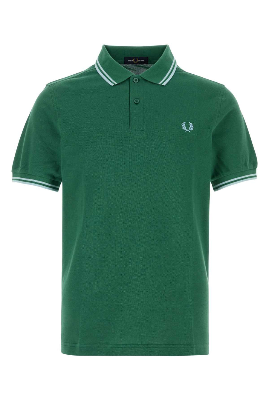 Fred Perry Twin 100% Cotton polo shirt in green