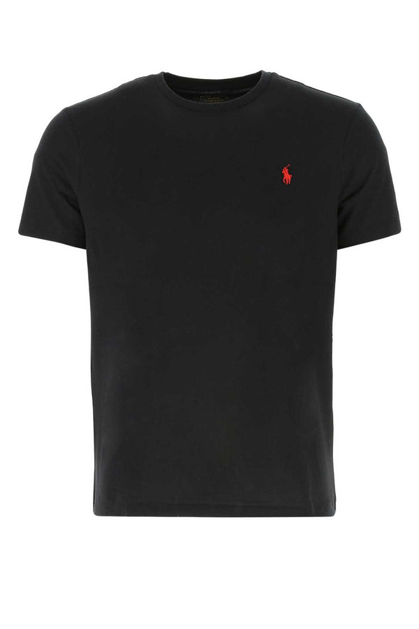 Polo Ralph Lauren Cavallino 100% Cotton t-shirt in black