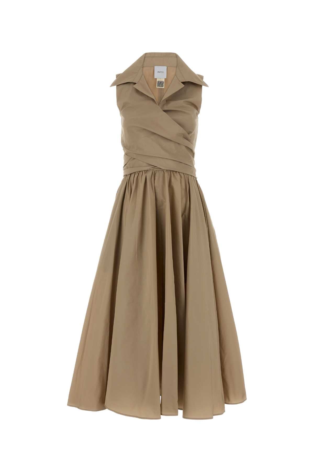 Cappuccino Faille Dress Dune Exterior: Polyester Abiti
