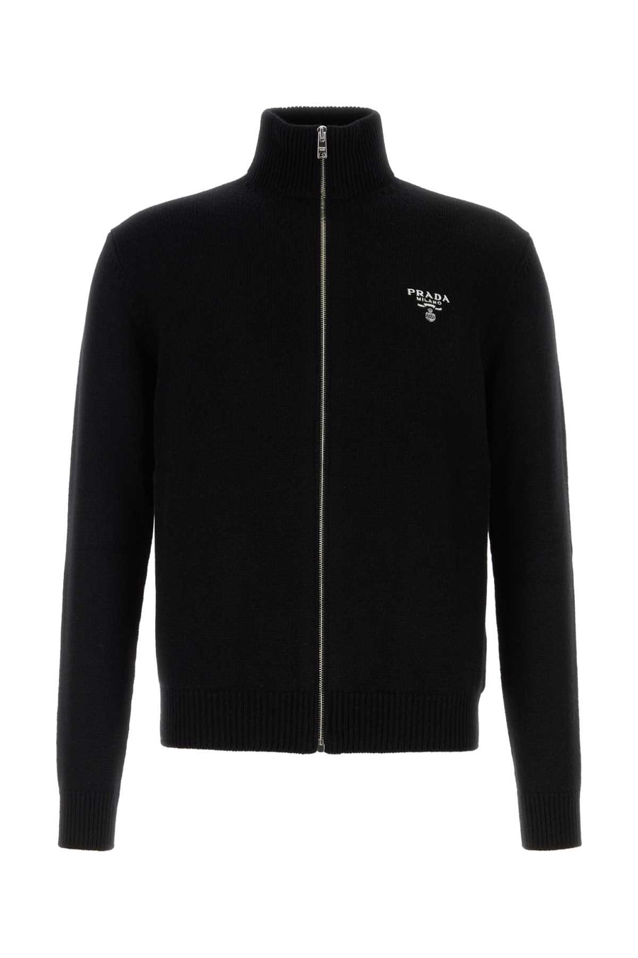 Prada 100% Wool cardigan in black