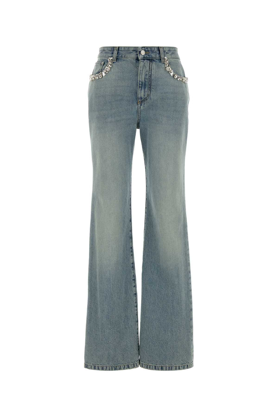 Alexander McQueen 100% Cotton jeans in blue