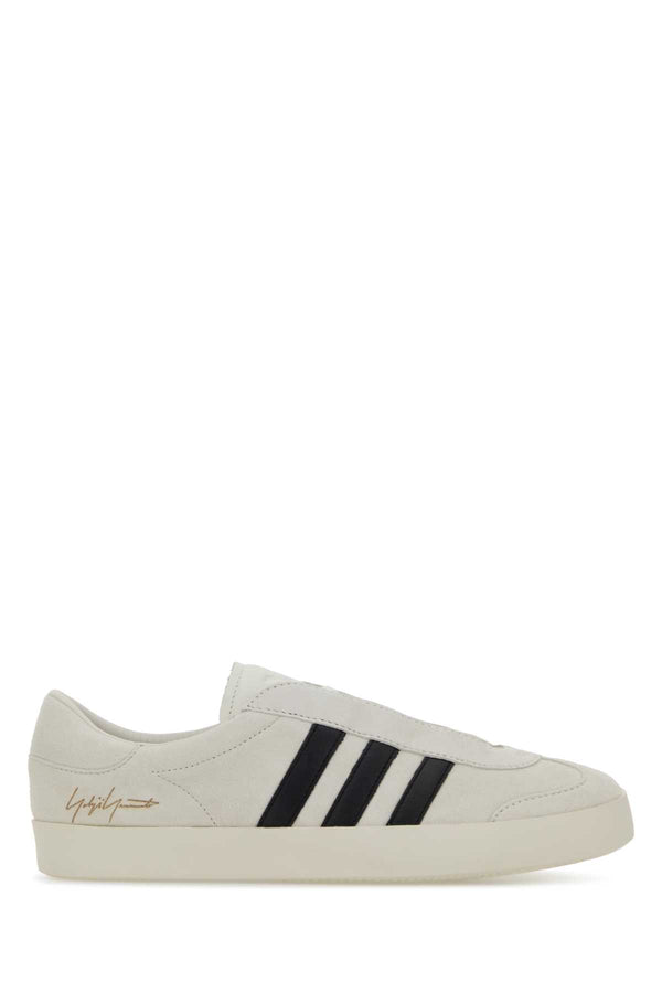 Y3 Yamamoto Exterior: 100% Suede sneakers in white