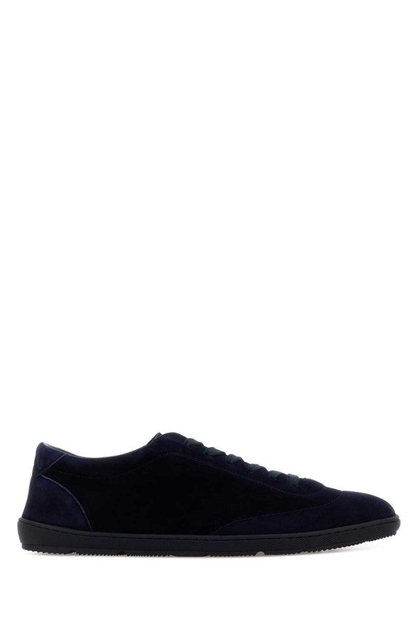 Brunello Cucinelli Sneakers Exterior: 100% Suede sneaker in navy