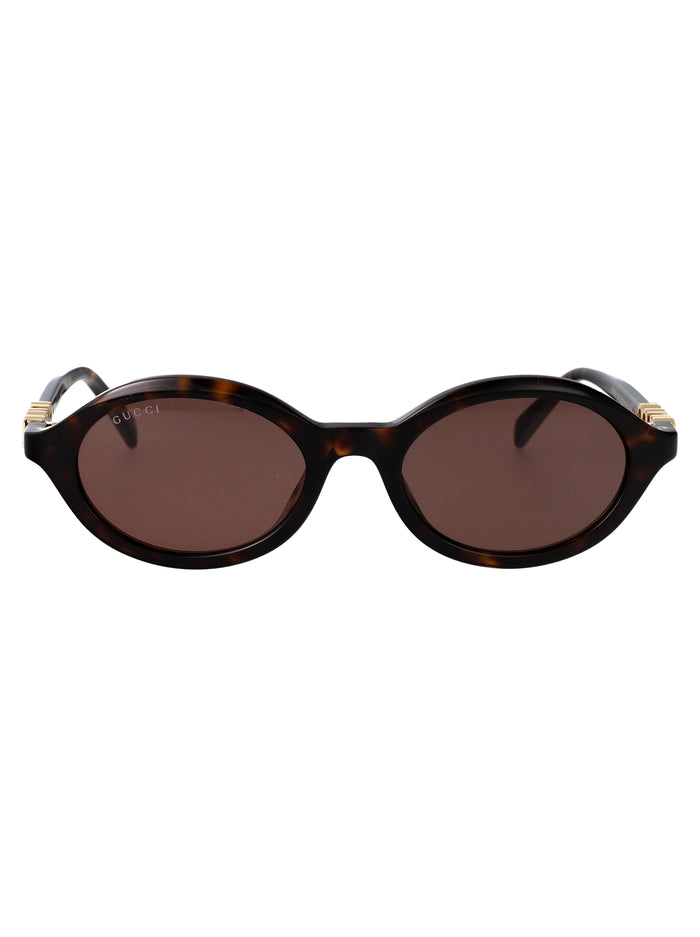 Gg2153s 002 Havana-havana-brown Acetate Sunglasses