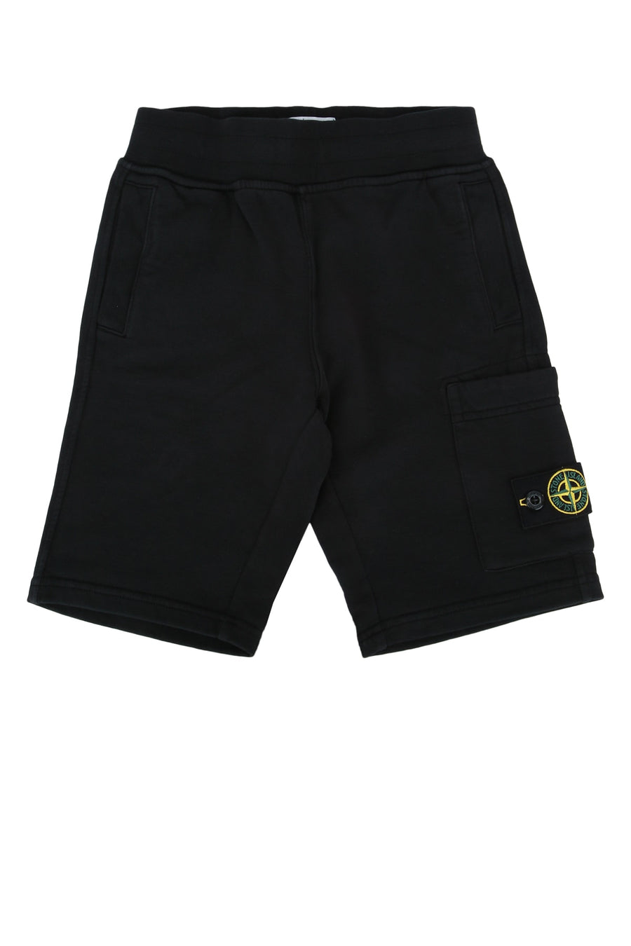 Stone Island Kids Bottoms Cotton 100% shorts in black