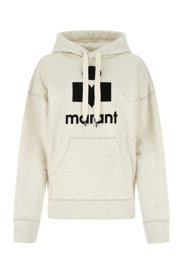 Isabel Marant Etoile 88% cotton hoodie in beige