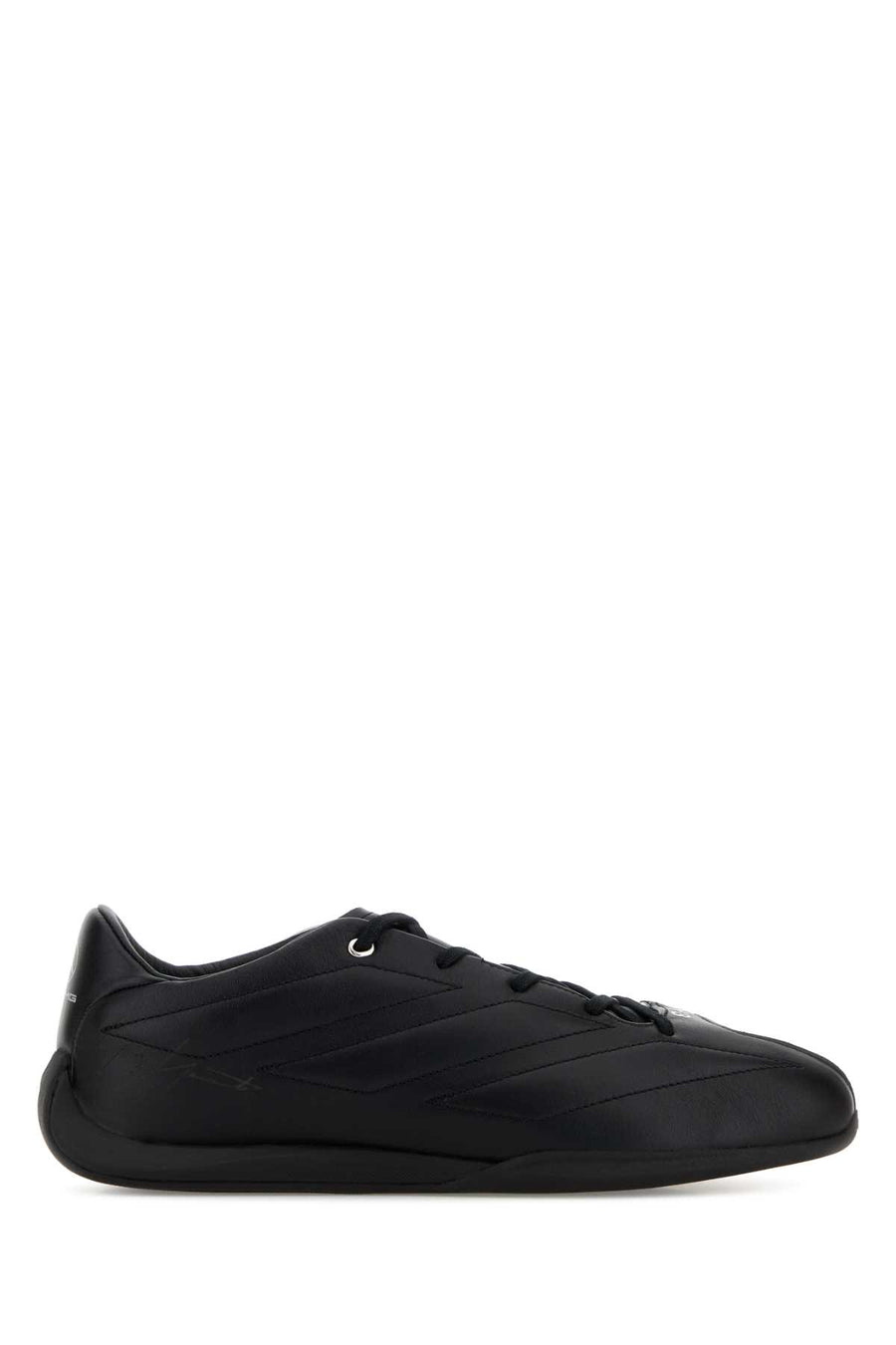 Y3 Mercedes Exterior: 100% Leather; Interior: 100% Leather sneaker in black