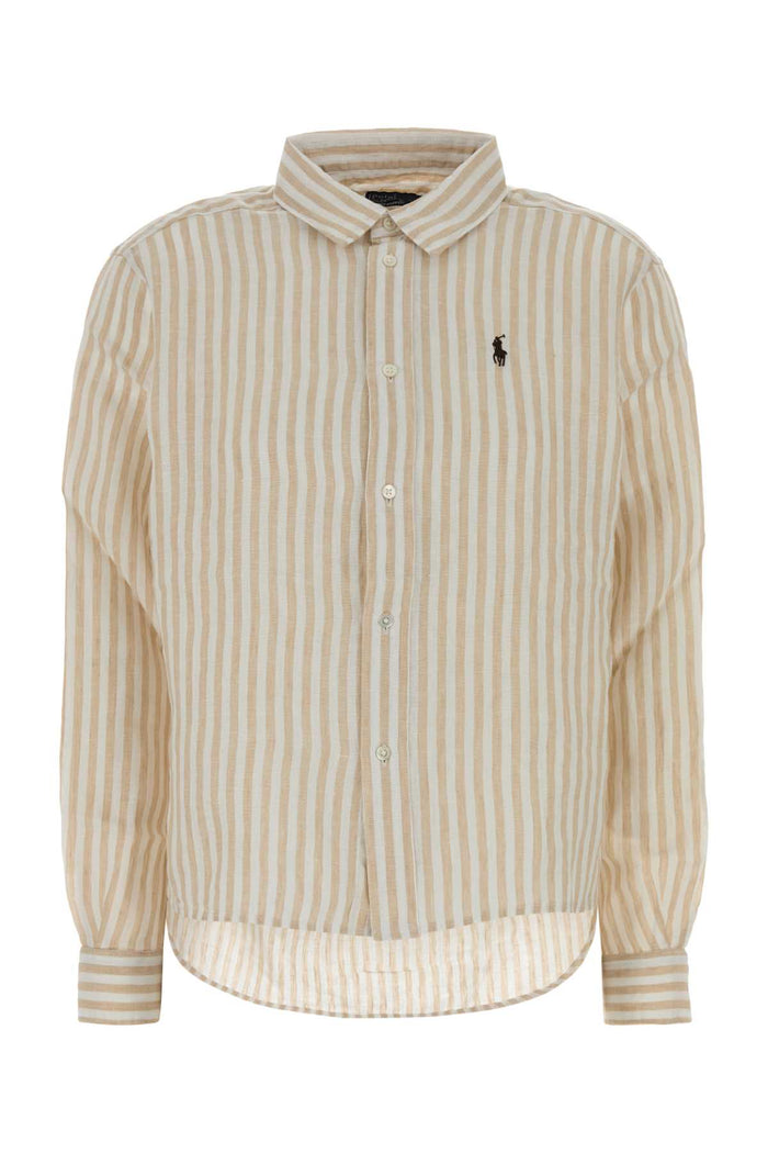 Embroidered Linen Shirt 504 Exterior: Camicie