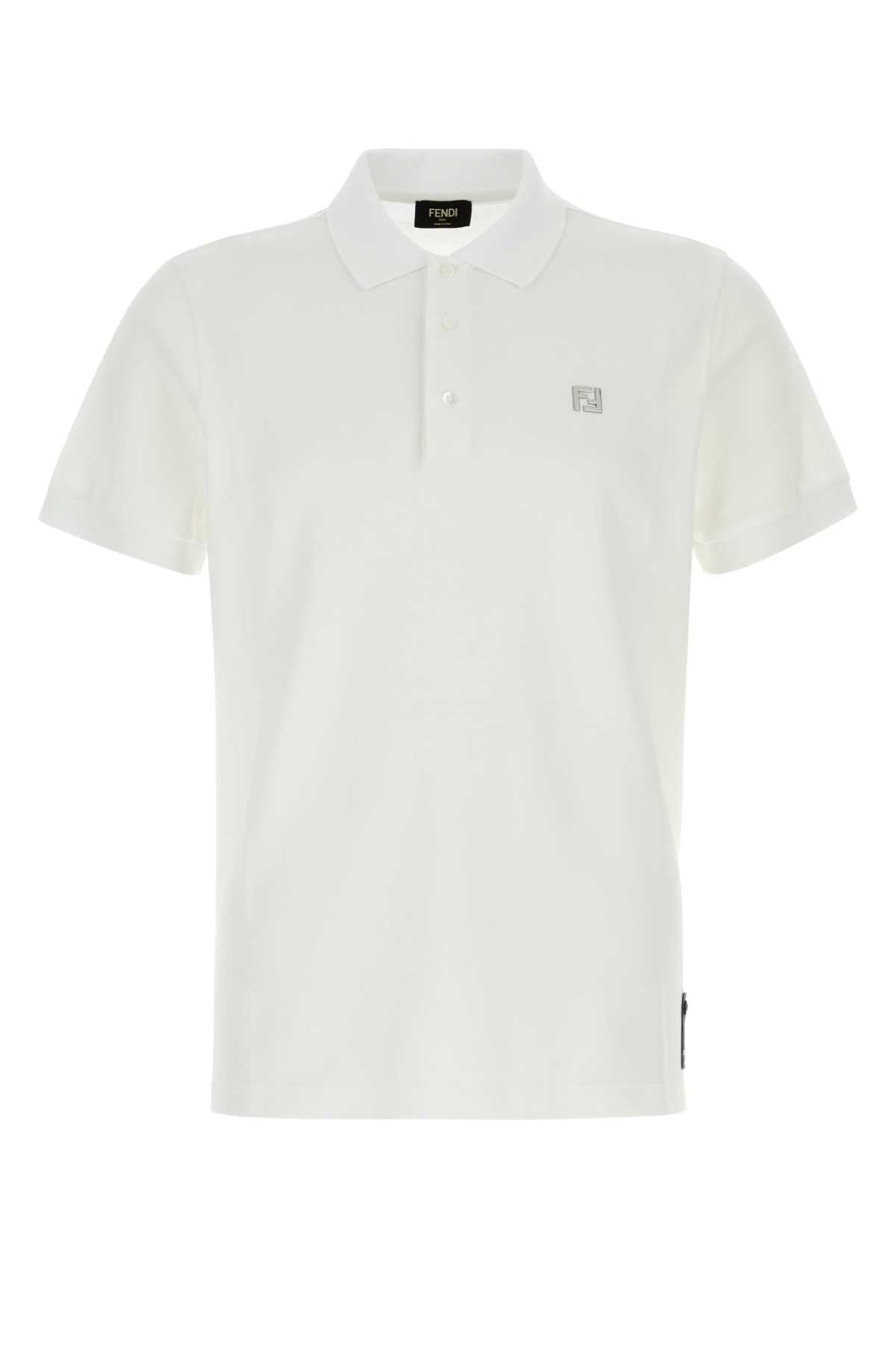 Fy0985aua5 F0qa0 Bianco Exterior: Cotton Polo
