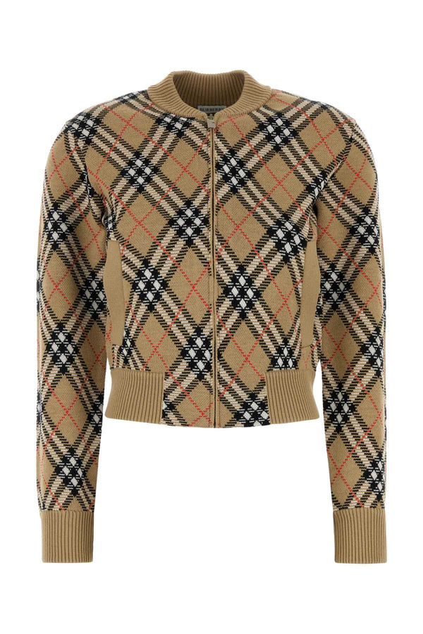 Burberry 91% Wool cardigan in beige