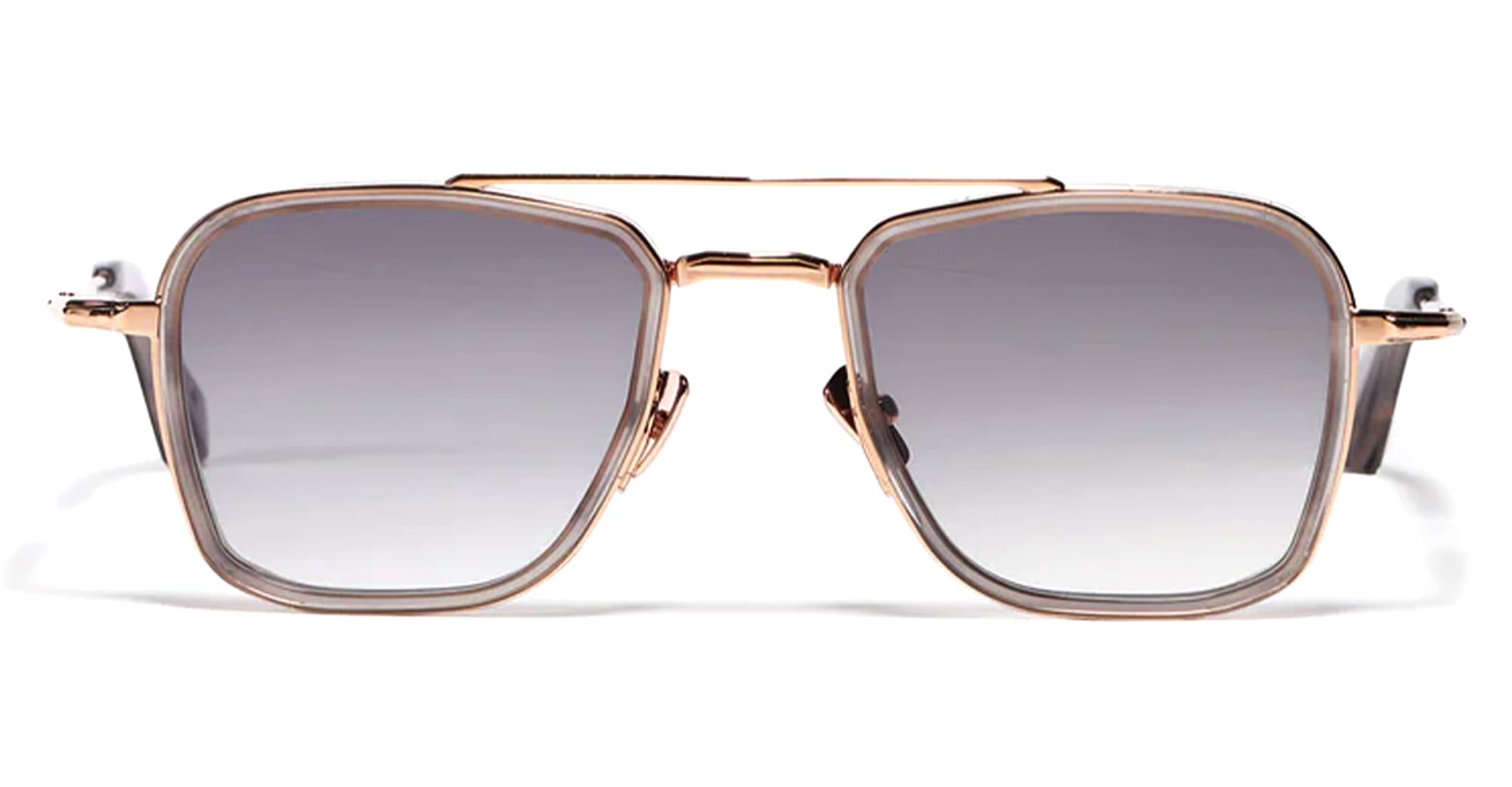 Ewan - C154 Workman Grey Rose Gold 18k Metal Sunglasses