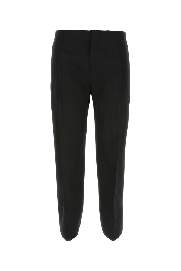 Bottega Veneta 100% Wool trousers in black