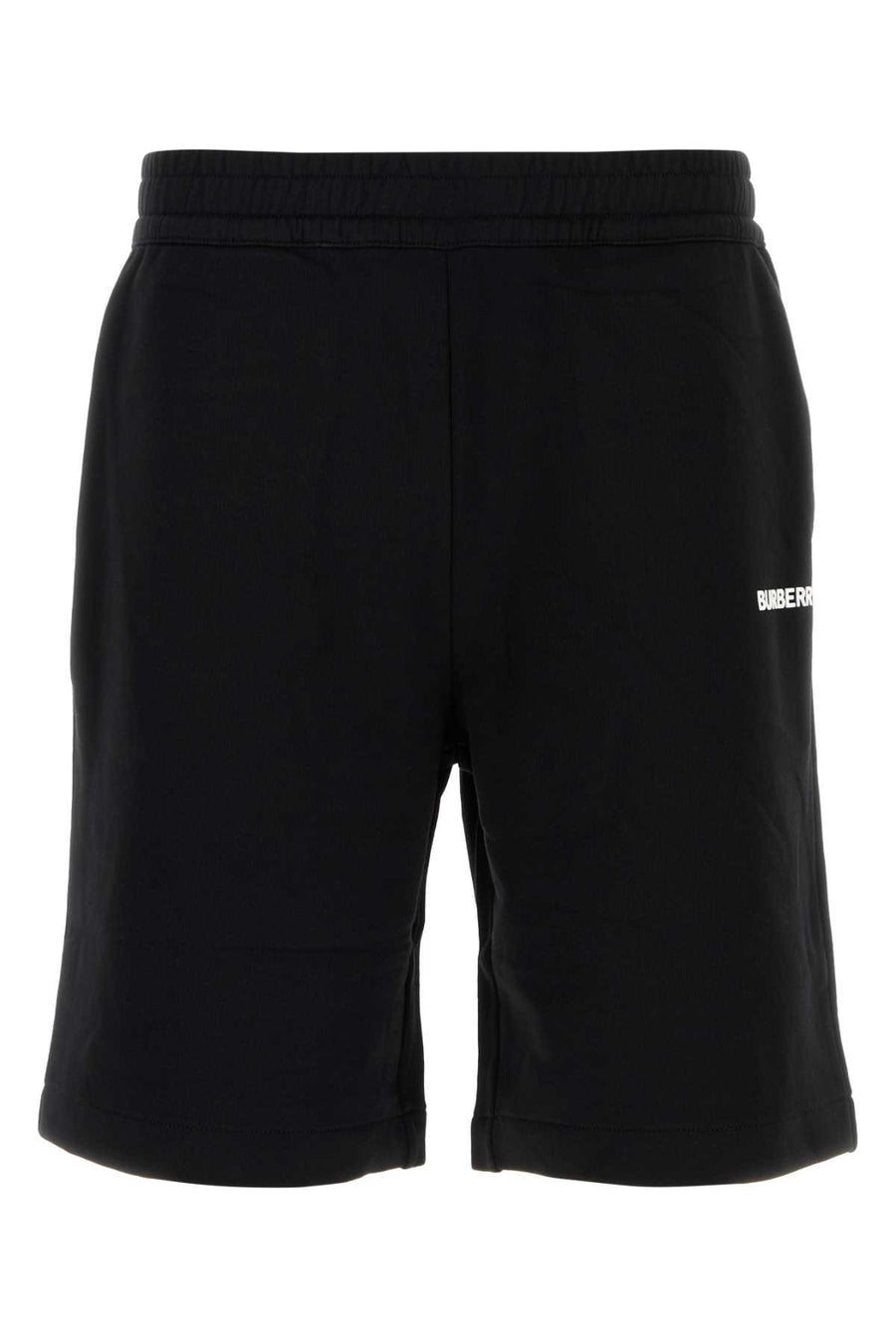 Burberry 100% Cotton bermuda shorts in black