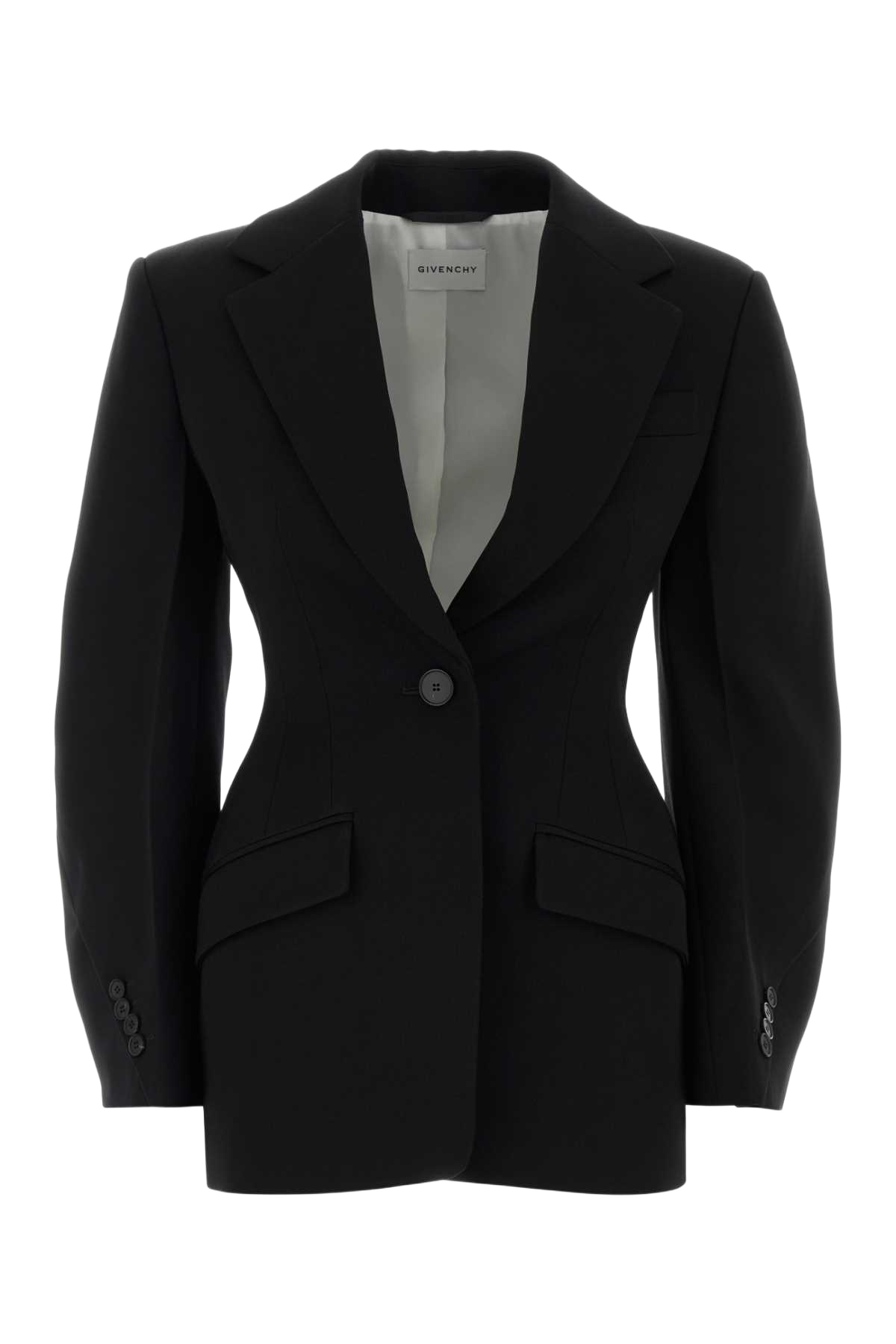 Black Wool Blazer Giacche E Gilet