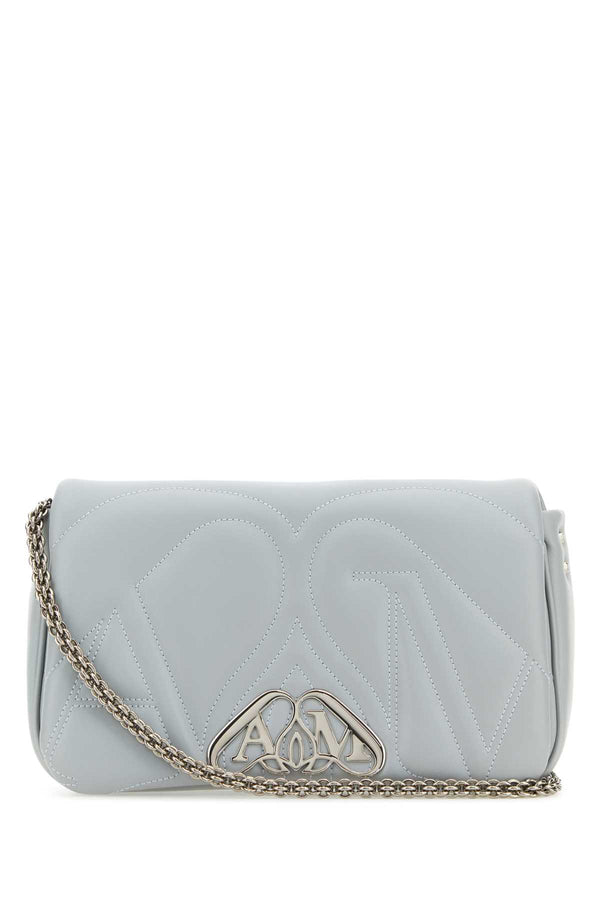 Alexander McQueen Exterior: 100% Leather shoulder bag in gray