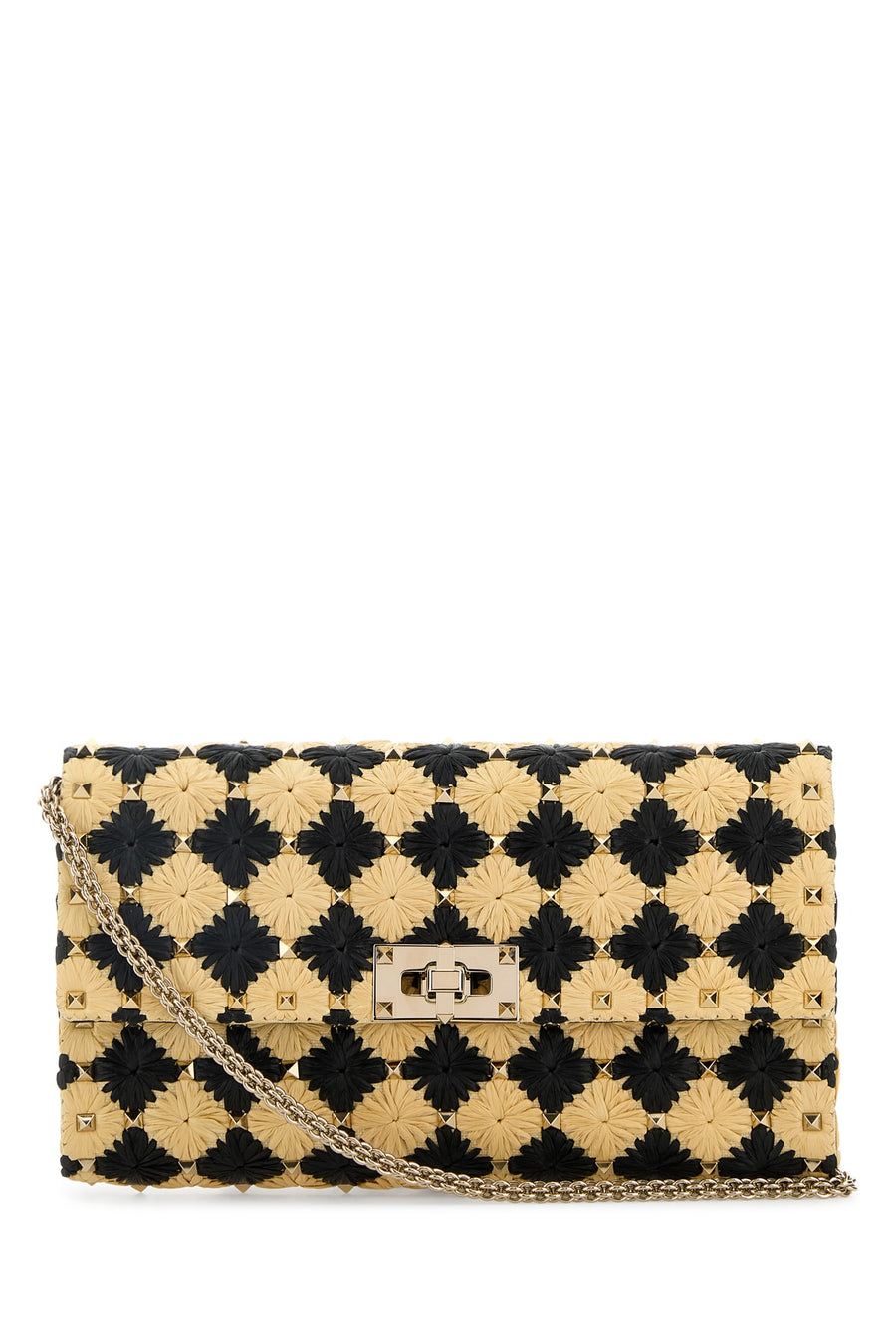Valentino Garavani 100% polyamide shoulder bag in beige
