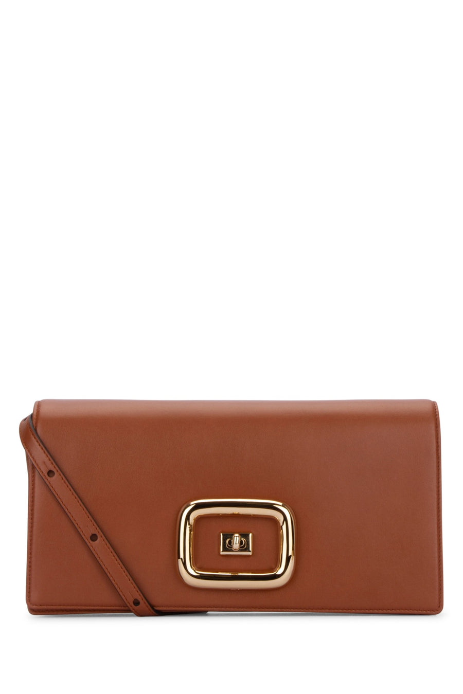 Roger Vivier Leather shoulder bag in brown