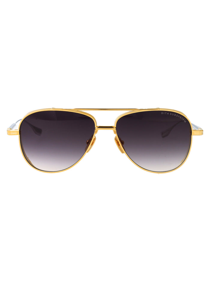 Dts141-A-01 01 Yellow Gold - Silver Metal Sunglasses