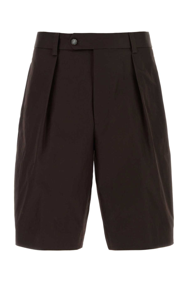 Hugo Boss 100% Cotton bermuda shorts in brown