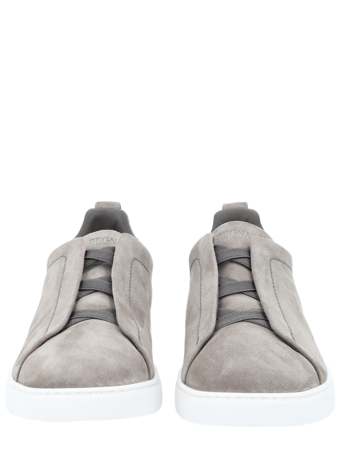 Sneaker 232 Grey Calf Leather