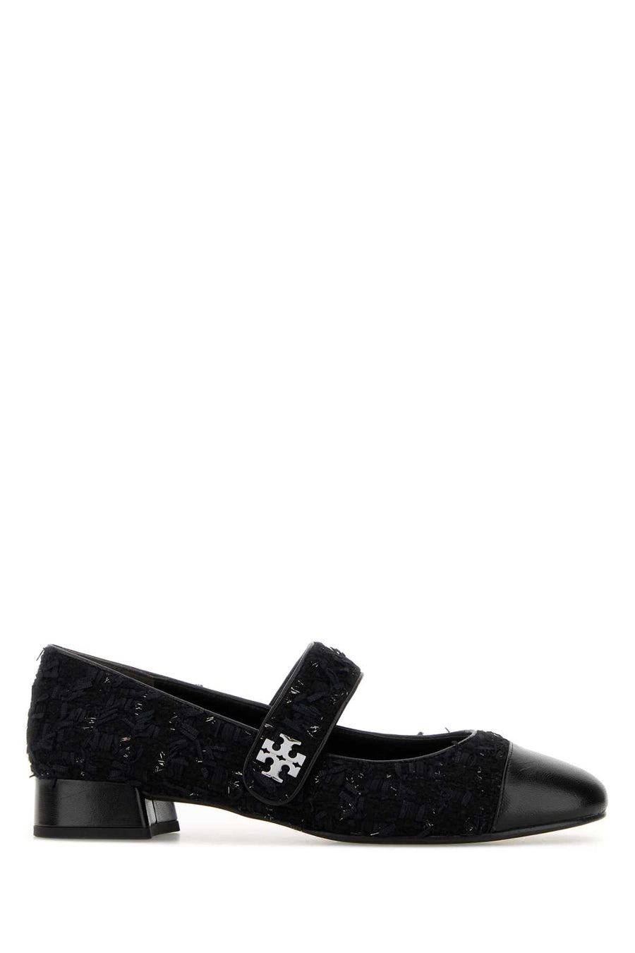 Tory Burch Mary Upper: 56% Wool flat in black