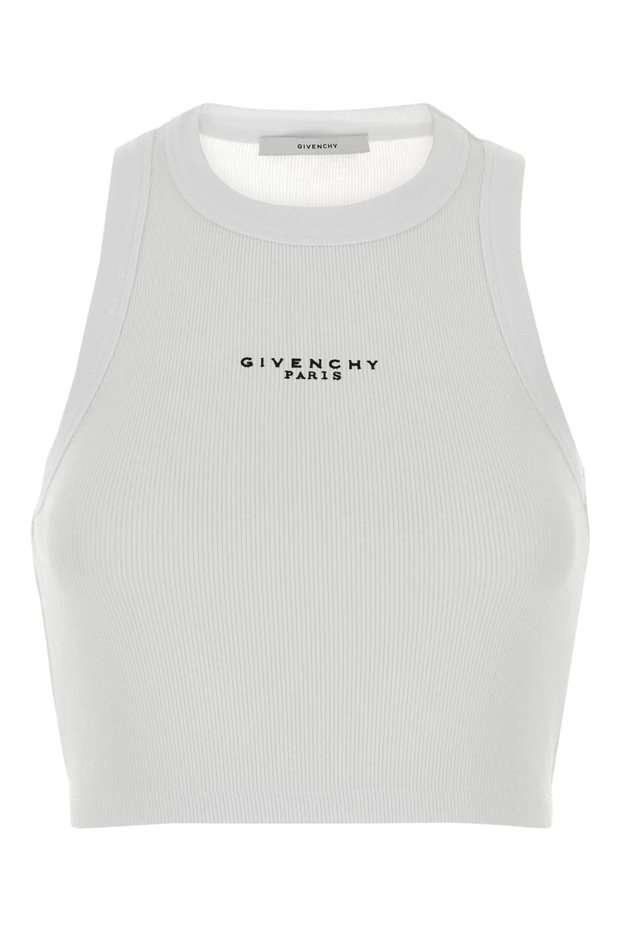 Givenchy 98% Cotton tank top in white