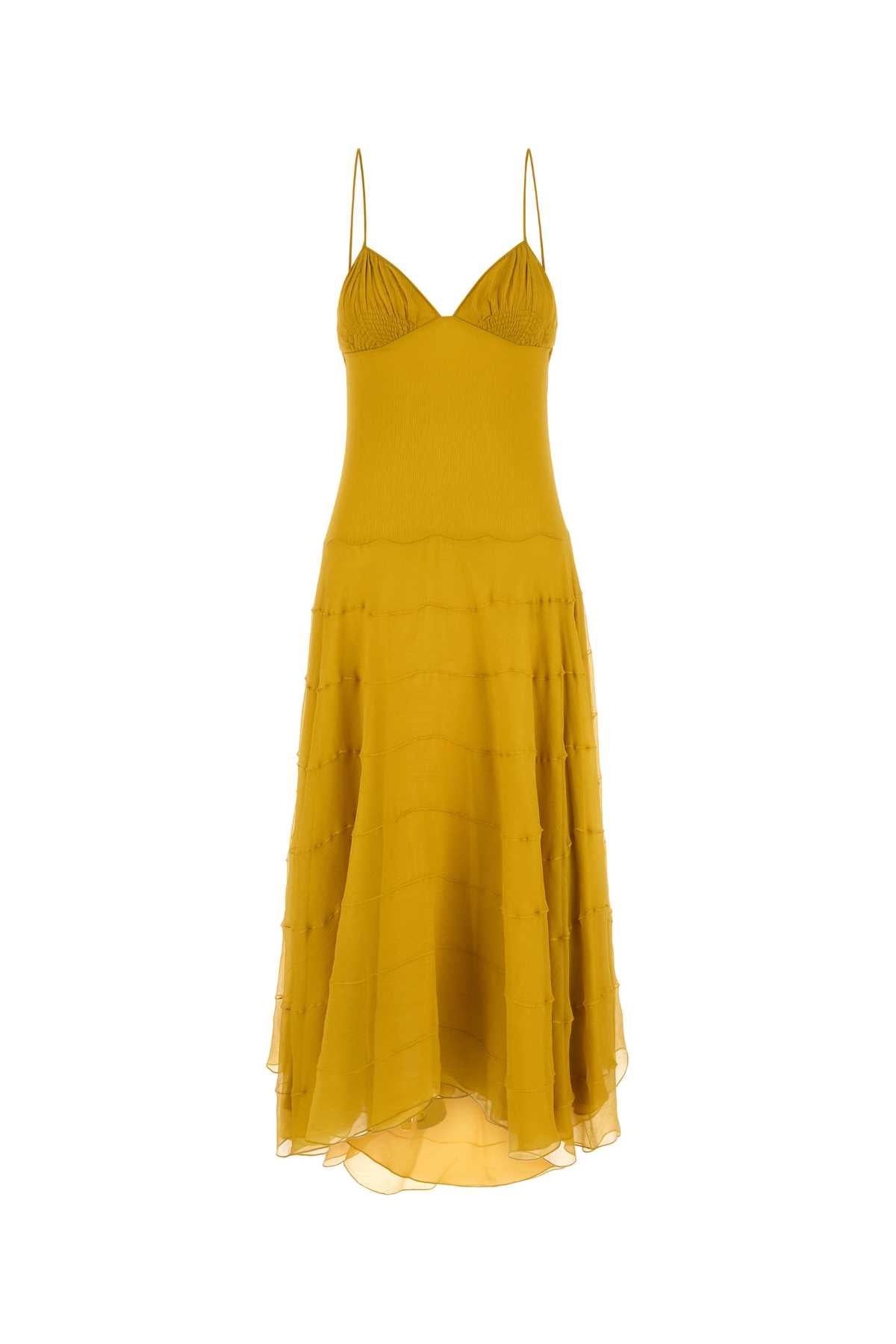 Jaune Moutarde Exterior: Silk Abiti