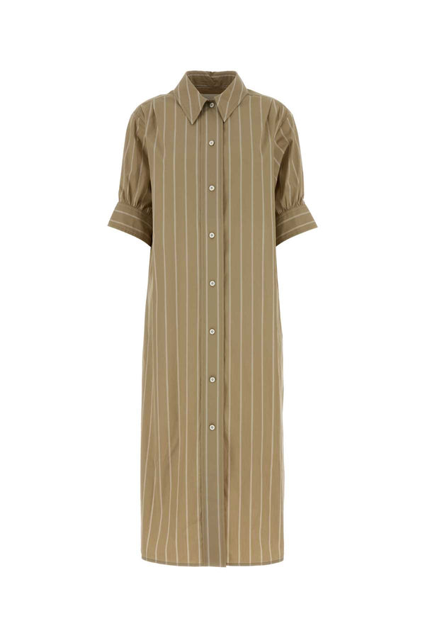 Jil Sander 100% Cotton dress in beige