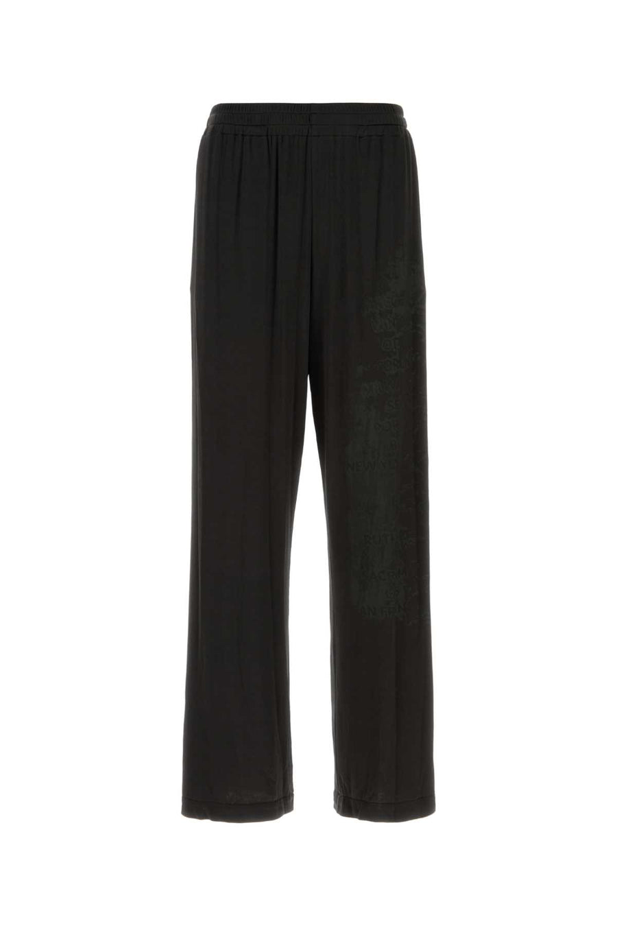 Diesel 94% Acetate trousers in black