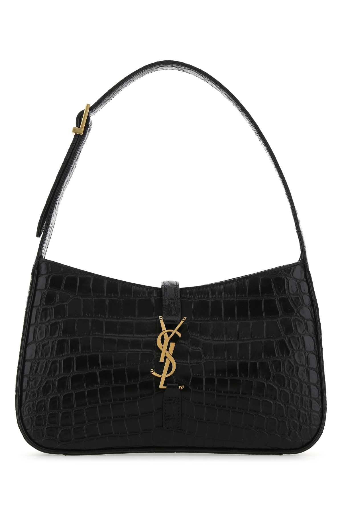 Black Leather Le 5 A 7 Shoulder Bag 1062 Borse Mano