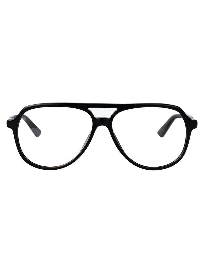 Ch0366o Black-black-transparent Acetate Optical