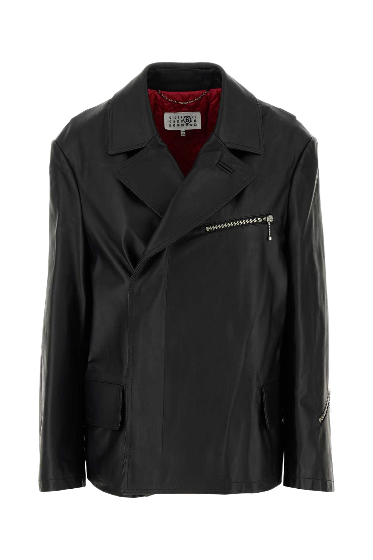 Black Leather Jacket Giacche In Pelle