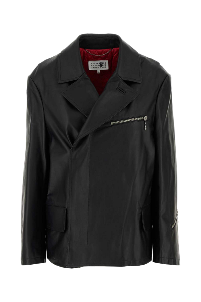 Black Leather Jacket Giacche In Pelle