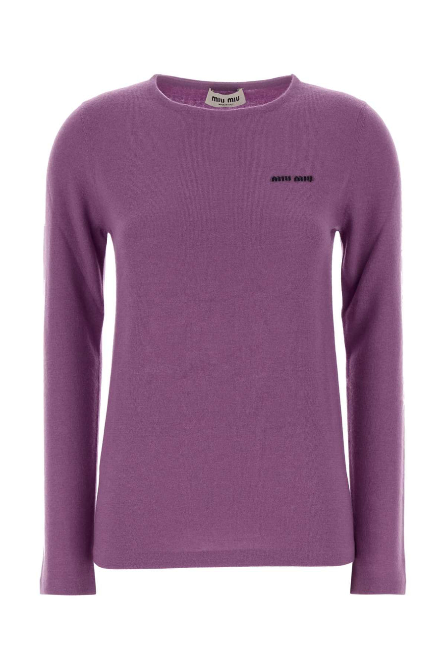 Miu Miu 30% Silk sweater in purple