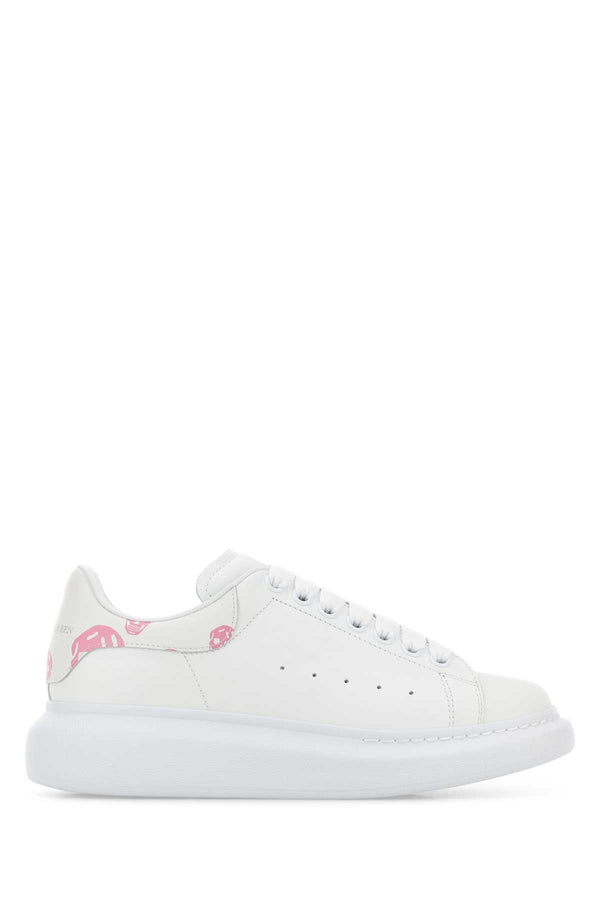 Alexander McQueen Exterior: 100% Calf sneaker in white
