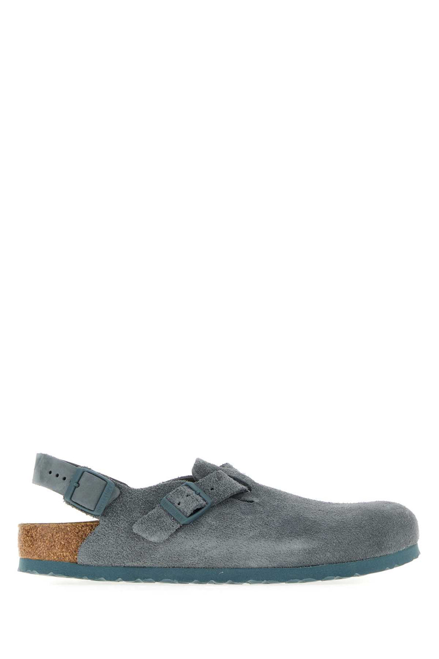 Birkenstock Basalt Exterior: 100% Suede clog in gray