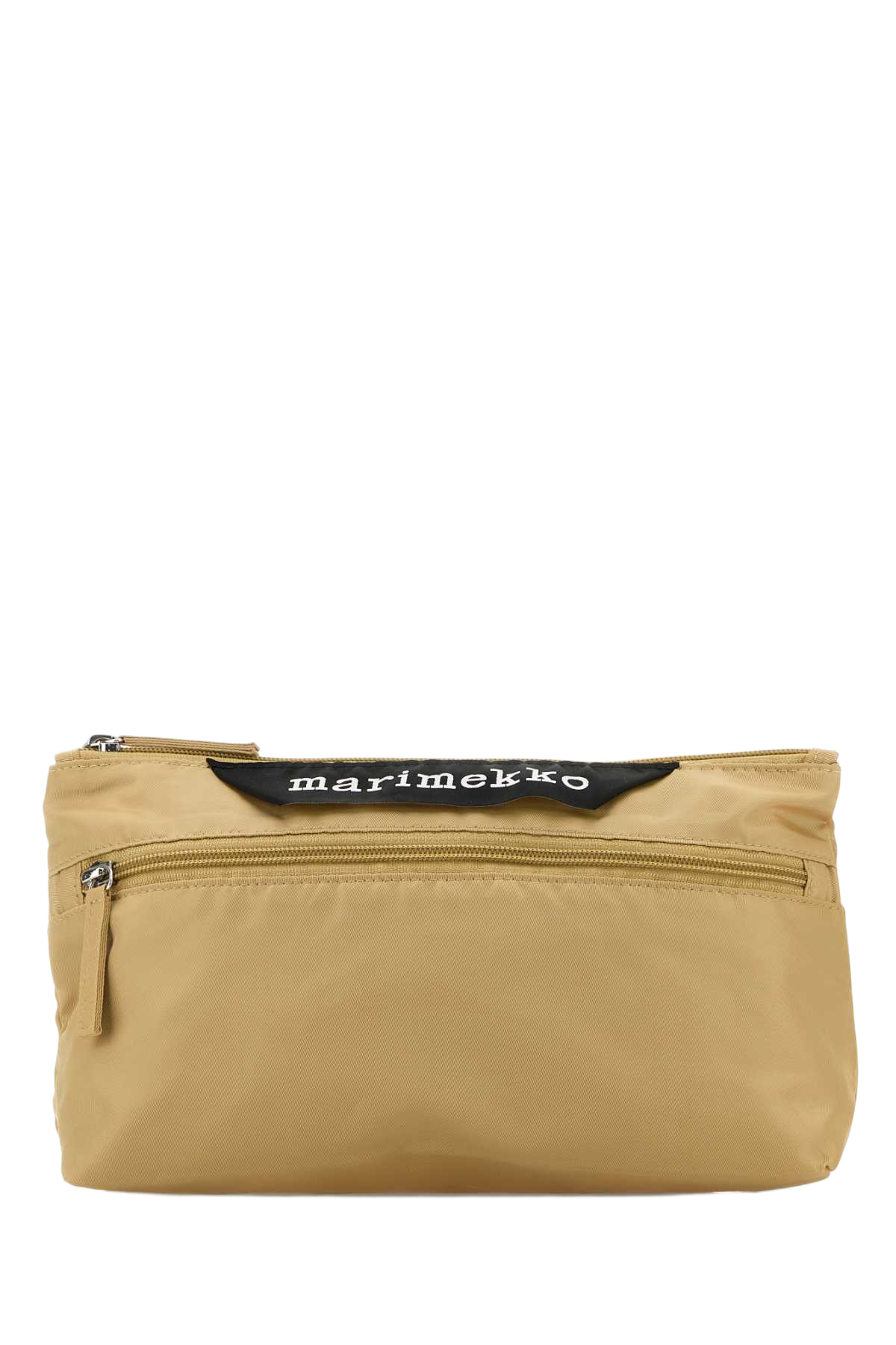 Beige Fabric Belt Bag Darkgreenblack Exterior: Polyester Marsupi
