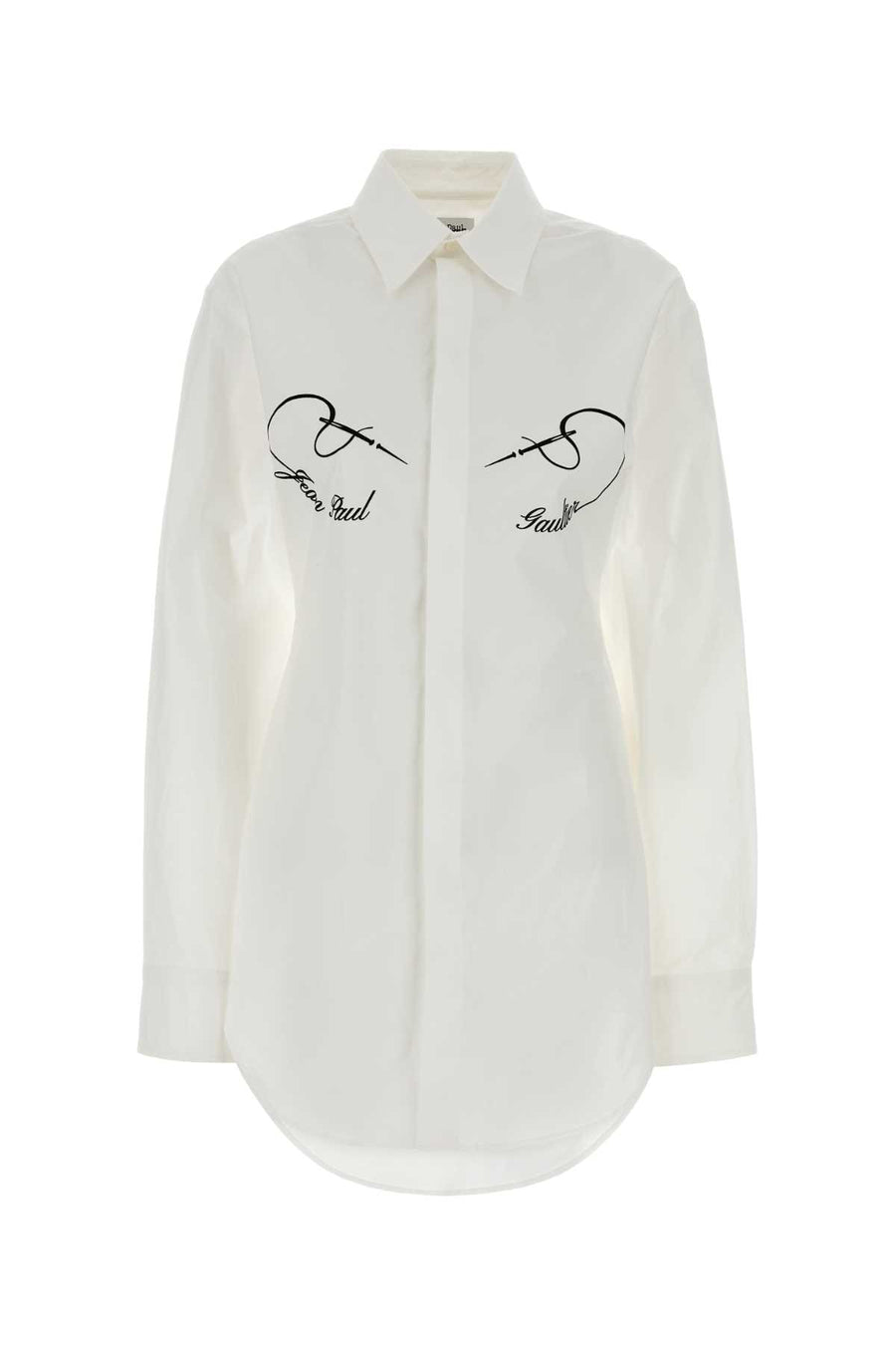 Jean Paul Gaultier With 97% Cotton shirt in white