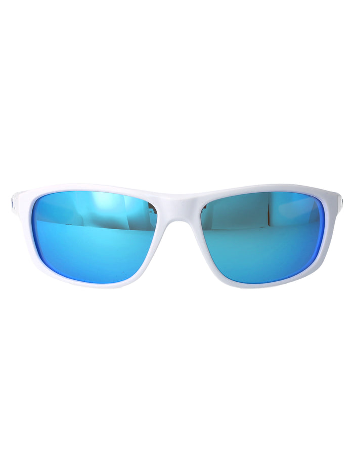 Fd1817 100 White/blue Mirror Acetate Sunglasses