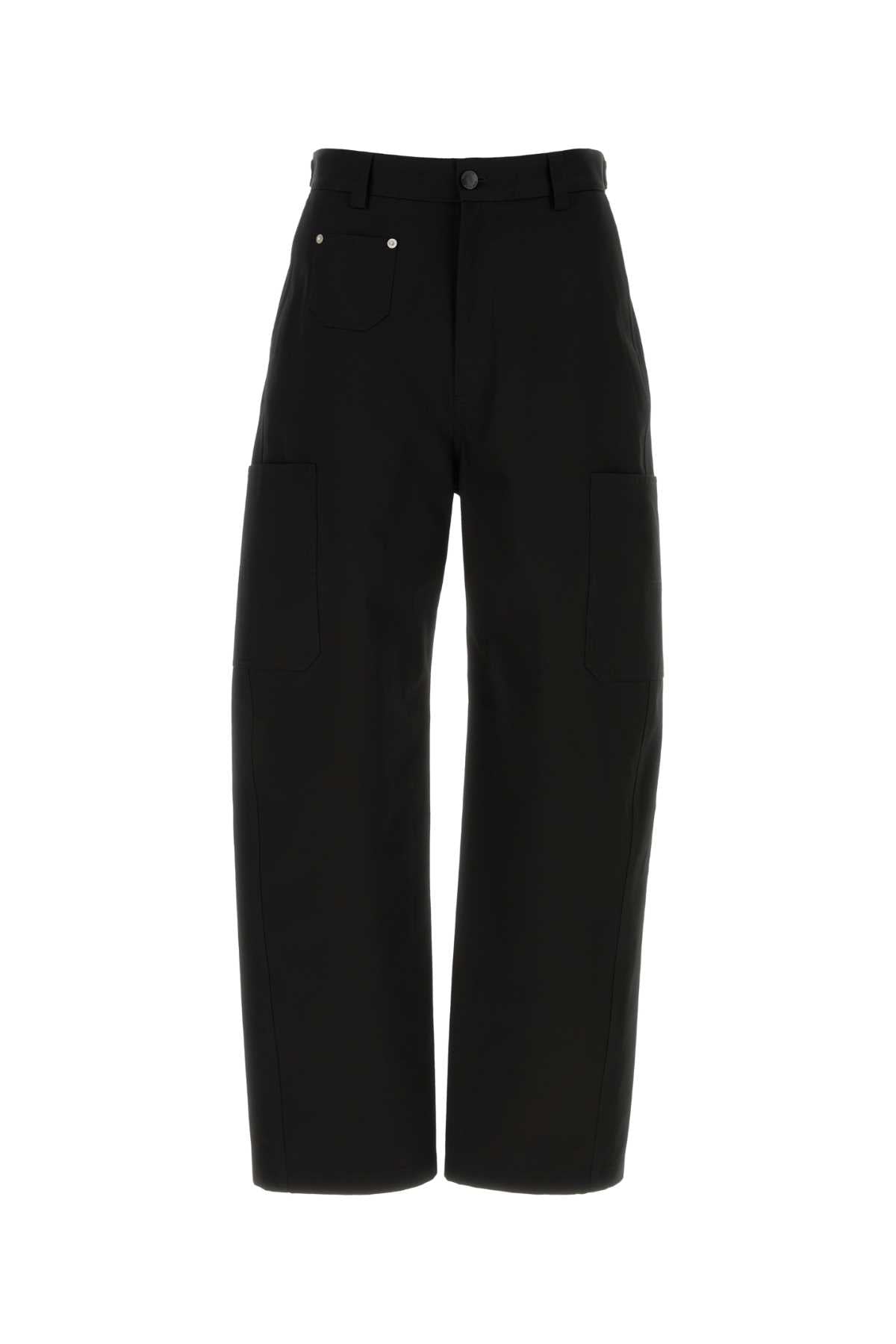 Bm51pn15xz 001 Black Exterior: Cotton Pantaloni